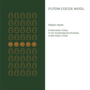 Futon cocos wool